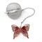 Norpro Mesh Tea Infuser with Butterfly Charm, 2-Inch, Stainless Steel